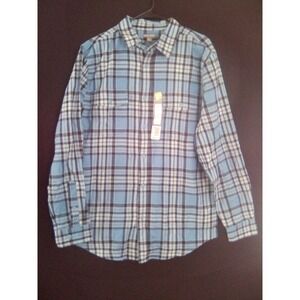 Falls Creek Blue/Black Flannel Shirt Size  (MED)